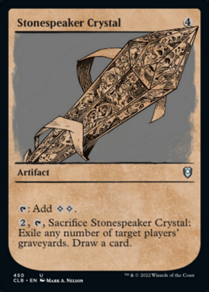 Stonespeaker Crystal (Showcase) [Commander Legends: Battle for Baldur's Gate] | GnG Games