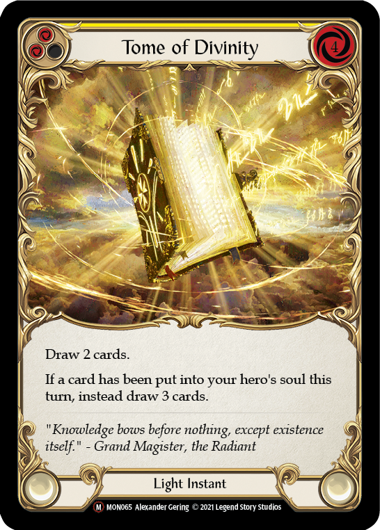 Tome of Divinity (Rainbow Foil) [U-MON065-RF] Unlimited Edition Rainbow Foil | GnG Games