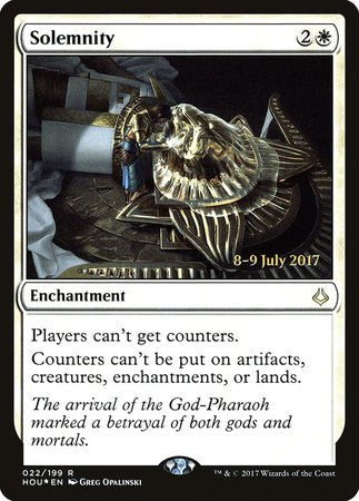 Solemnity [Hour of Devastation Promos] | GnG Games