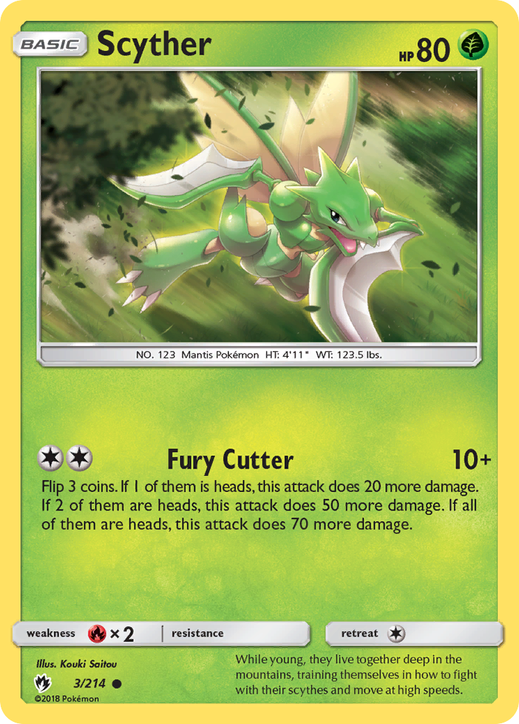 Scyther (3/214) [Sun & Moon: Lost Thunder] | GnG Games