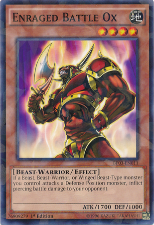 Enraged Battle Ox (Shatterfoil) [BP03-EN011] Common | GnG Games