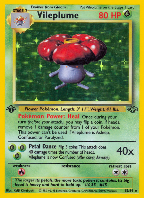 Vileplume (15/64) [Jungle 1st Edition] | GnG Games