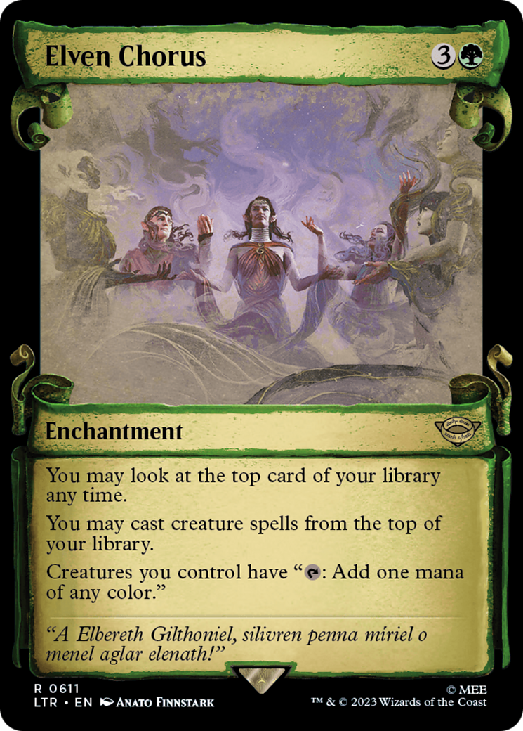 Elven Chorus [The Lord of the Rings: Tales of Middle-Earth Showcase Scrolls] | GnG Games