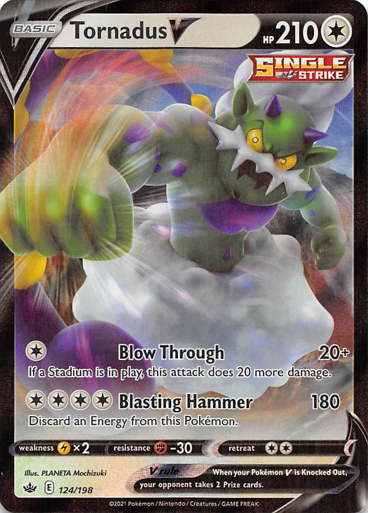 Tornadus V (124/198) [Sword & Shield: Chilling Reign] | GnG Games