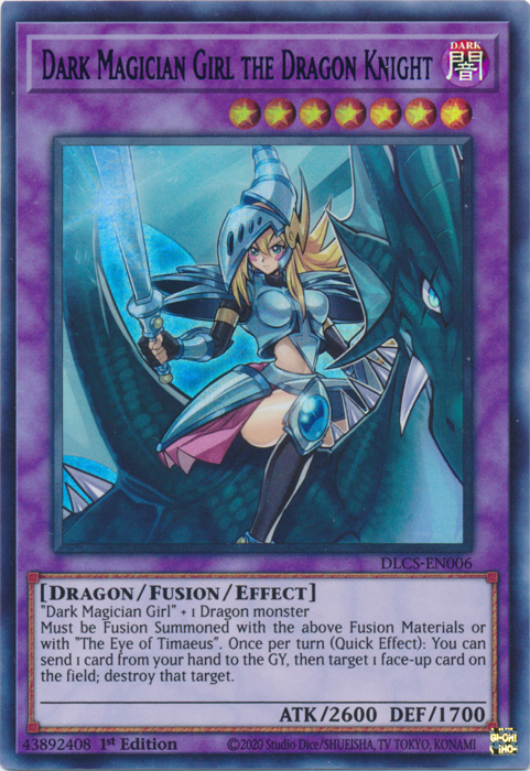 Dark Magician Girl the Dragon Knight (Green) [DLCS-EN006] Ultra Rare | GnG Games