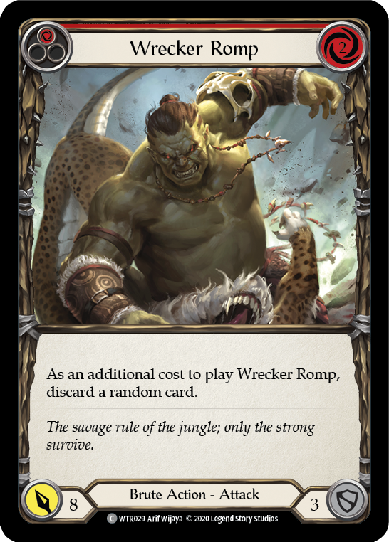 Wrecker Romp (Red) [U-WTR029] (Welcome to Rathe Unlimited)  Unlimited Rainbow Foil | GnG Games