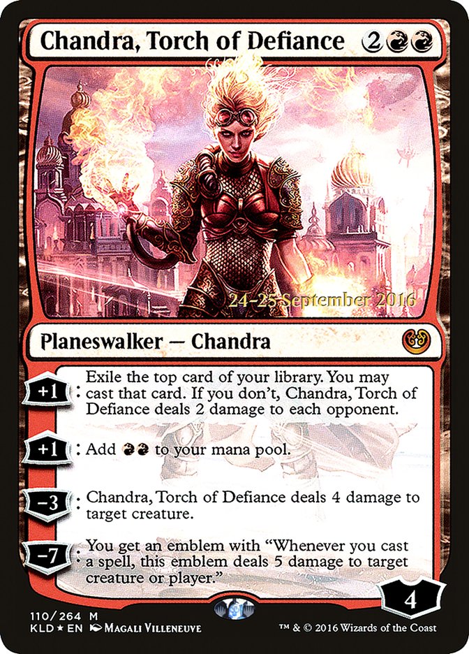 Chandra, Torch of Defiance [Kaladesh Promos] | GnG Games