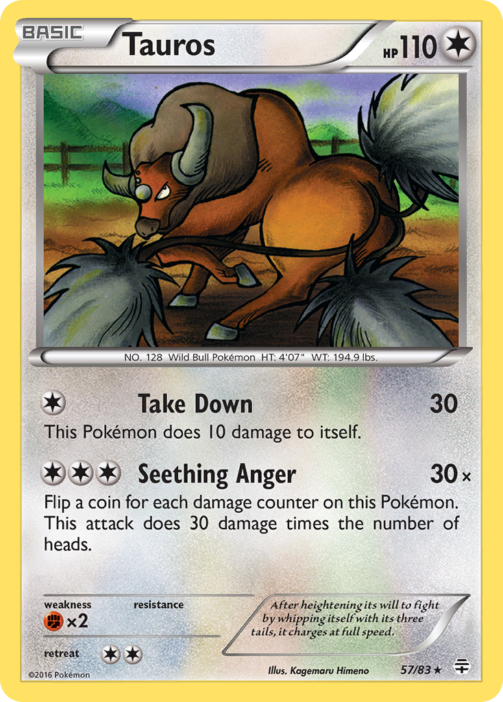 Tauros (57/83) [XY: Generations] | GnG Games