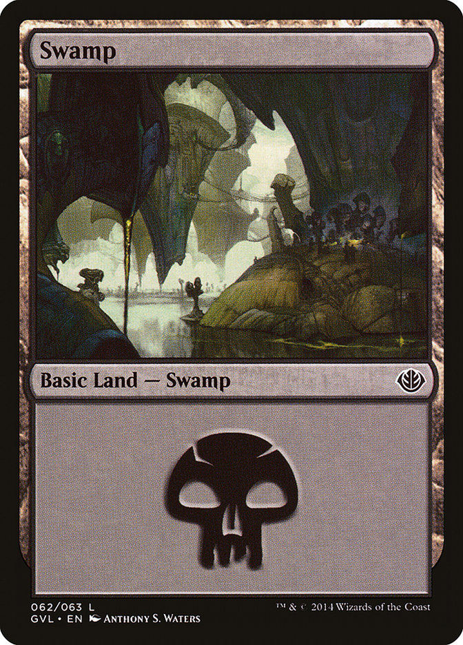 Swamp (62) (Garruk vs. Liliana) [Duel Decks Anthology] | GnG Games