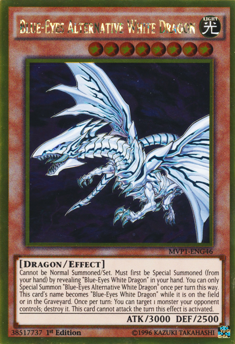 Blue-Eyes Alternative White Dragon [MVP1-ENG46] Gold Rare | GnG Games