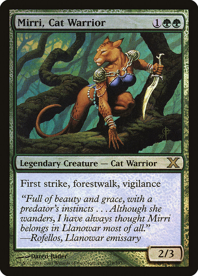 Mirri, Cat Warrior (Premium Foil) [Tenth Edition] | GnG Games