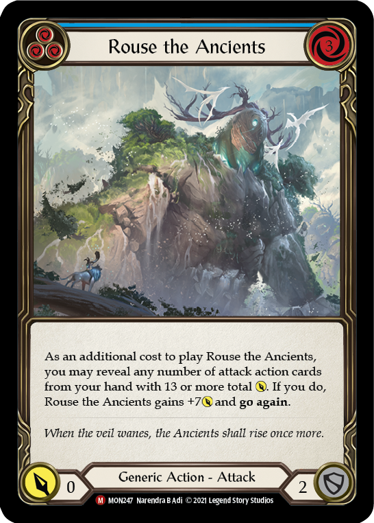 Rouse the Ancients (Rainbow Foil) [MON247-RF] 1st Edition Rainbow Foil | GnG Games