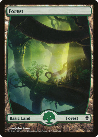 Forest (246) - Full Art [Zendikar] | GnG Games