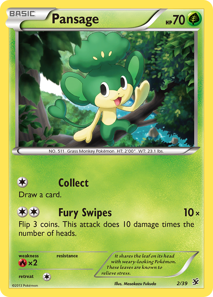 Pansage (2/39) [XY: Kalos Starter Set] | GnG Games