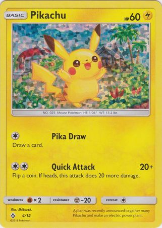 Pikachu (4/12) [McDonald's Promos: 2018 Collection] | GnG Games