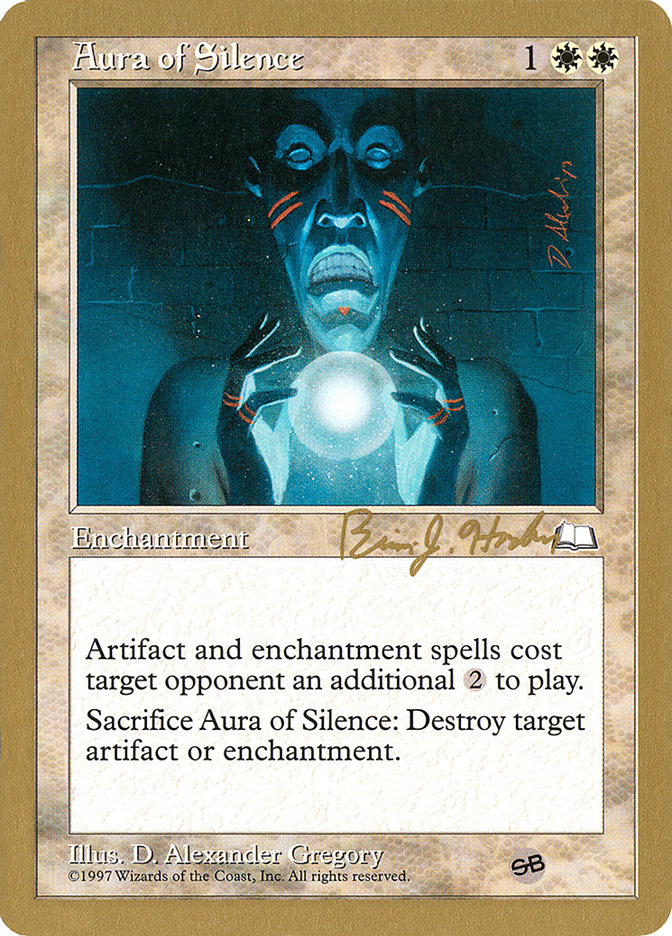 Aura of Silence (Brian Hacker) (SB) [World Championship Decks 1998] | GnG Games