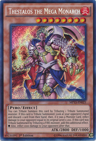 Thestalos the Mega Monarch [MP15-EN021] Secret Rare | GnG Games