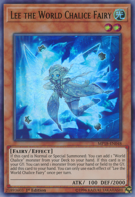 Lee the World Chalice Fairy [MP18-EN048] Ultra Rare | GnG Games