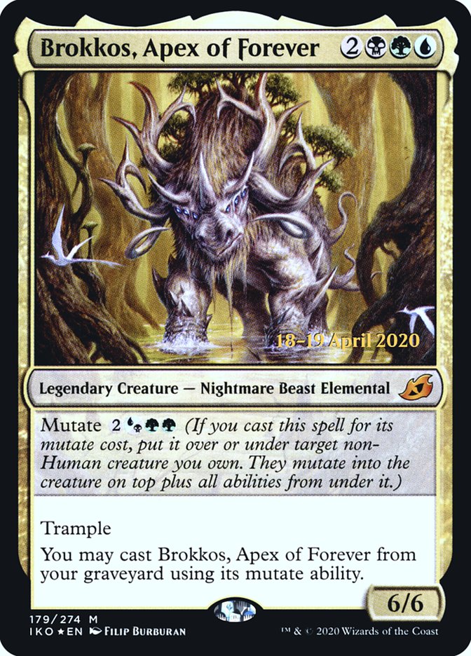 Brokkos, Apex of Forever  [Ikoria: Lair of Behemoths Prerelease Promos] | GnG Games