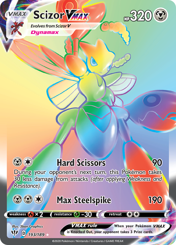 Scizor VMAX (193/189) [Sword & Shield: Darkness Ablaze] | GnG Games