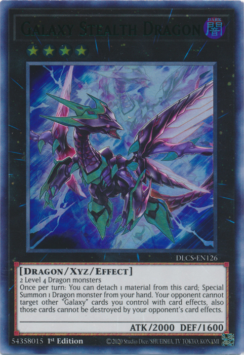 Galaxy Stealth Dragon (Green) [DLCS-EN126] Ultra Rare | GnG Games