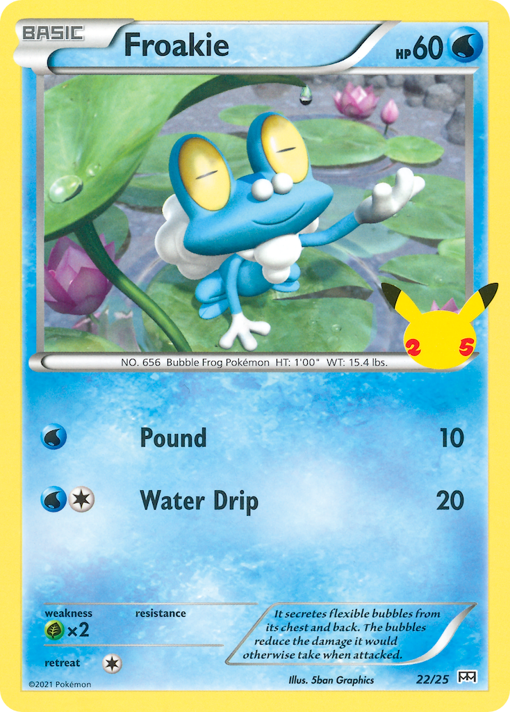 Froakie (22/25) [McDonald's 25th Anniversary] | GnG Games