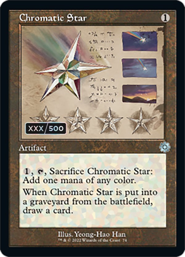 Chromatic Star (Retro Schematic) (Serial Numbered) [The Brothers' War Retro Artifacts] | GnG Games