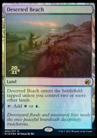 Deserted Beach [Innistrad: Midnight Hunt Prerelease Promos] | GnG Games