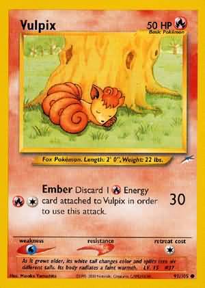 Vulpix (91/105) [Neo Destiny Unlimited] | GnG Games