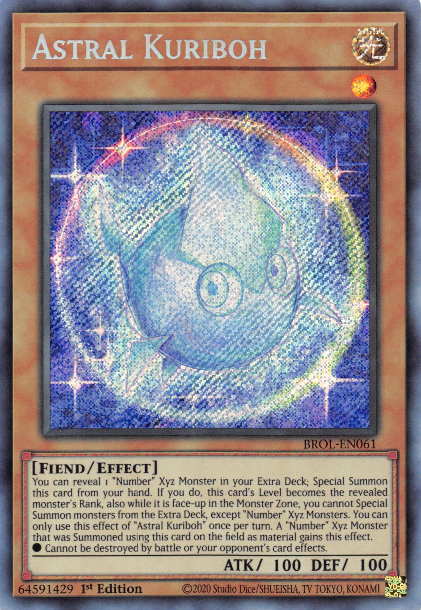 Astral Kuriboh [BROL-EN061] Secret Rare | GnG Games