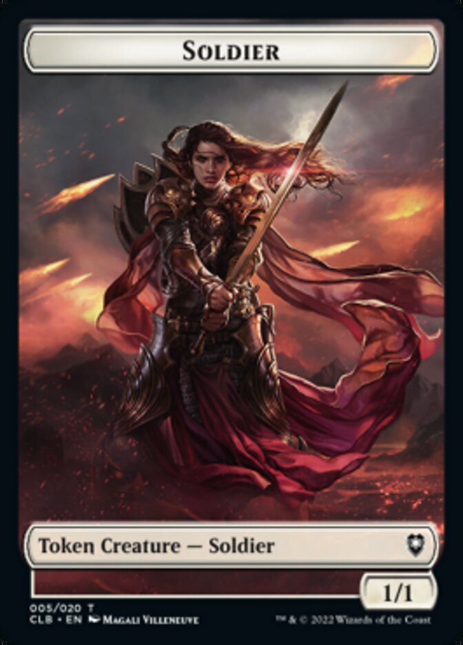 Soldier Token [Commander Legends: Battle for Baldur's Gate Tokens] | GnG Games