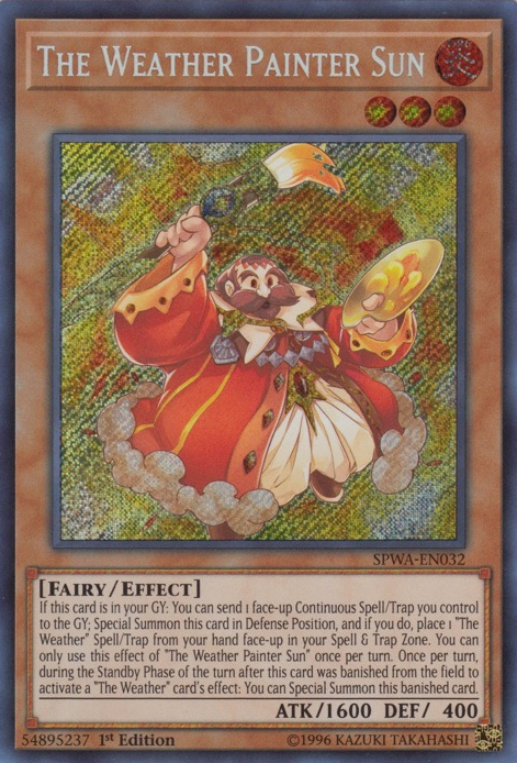 The Weather Painter Sun [SPWA-EN032] Secret Rare | GnG Games