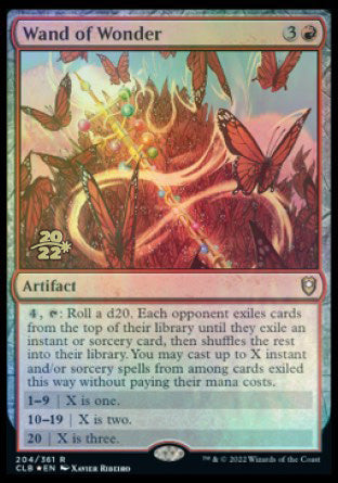 Wand of Wonder [Commander Legends: Battle for Baldur's Gate Prerelease Promos] | GnG Games