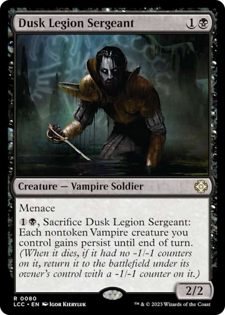 Dusk Legion Sergeant [The Lost Caverns of Ixalan Commander] | GnG Games