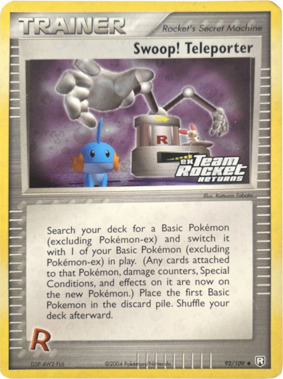 Swoop! Teleporter (92/109) (Stamped) [EX: Team Rocket Returns] | GnG Games