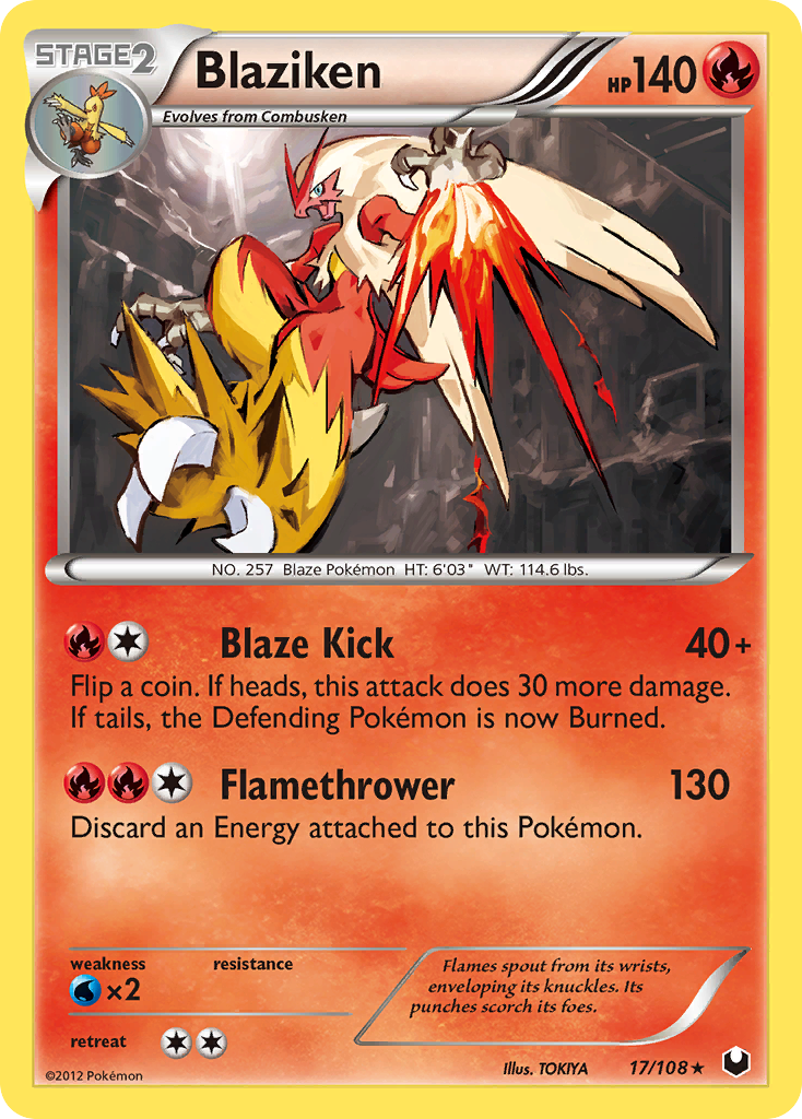 Blaziken (17/108) [Black & White: Dark Explorers] | GnG Games