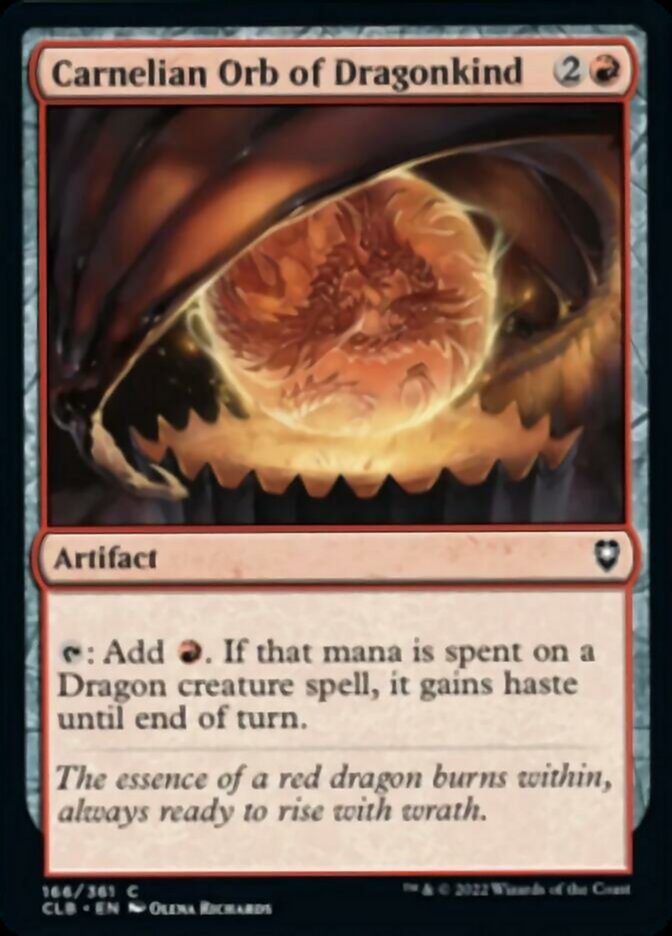 Carnelian Orb of Dragonkind [Commander Legends: Battle for Baldur's Gate] | GnG Games