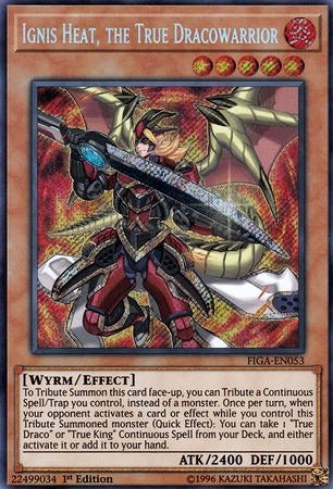 Ignis Heat, the True Dracowarrior [FIGA-EN053] Secret Rare | GnG Games