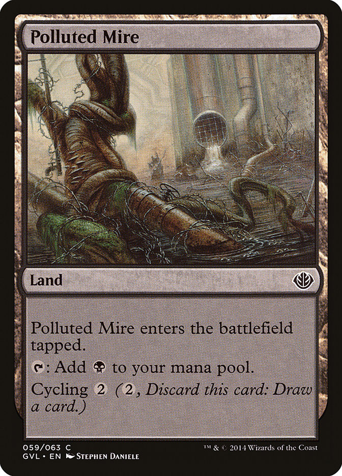 Polluted Mire (Garruk vs. Liliana) [Duel Decks Anthology] | GnG Games