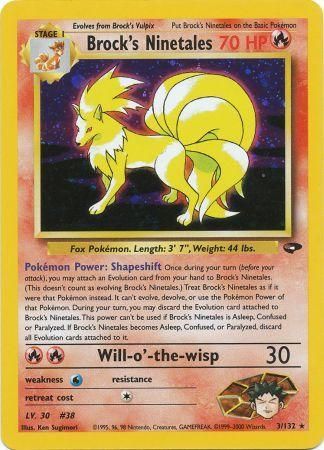 Brock's Ninetales (3/132) [Gym Challenge Unlimited] | GnG Games
