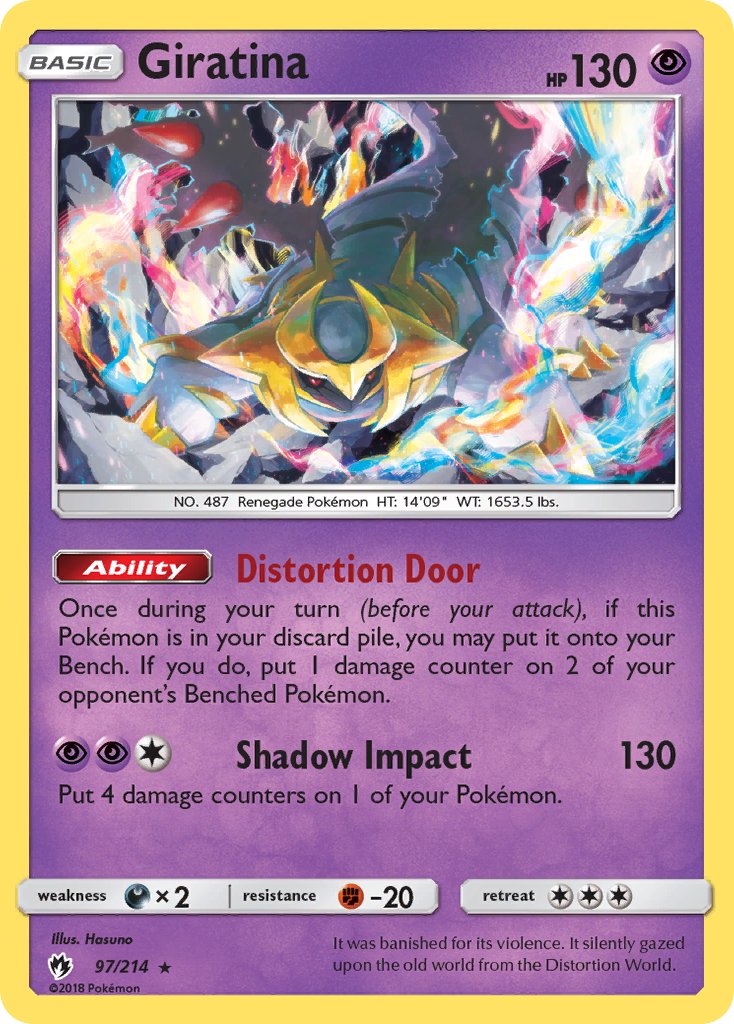 Giratina (97/214) (Theme Deck Exclusive) [Sun & Moon: Lost Thunder] | GnG Games