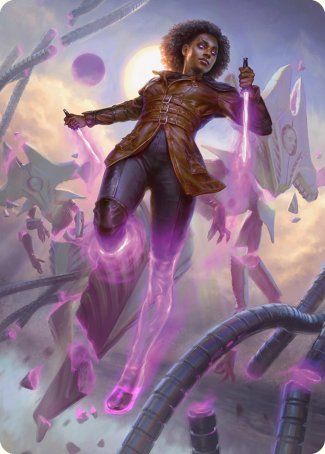 Kaya, Intangible Slayer Art Card [Phyrexia: All Will Be One Art Series] | GnG Games