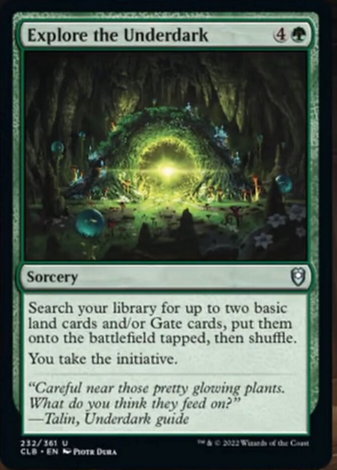 Explore the Underdark [Commander Legends: Battle for Baldur's Gate] | GnG Games