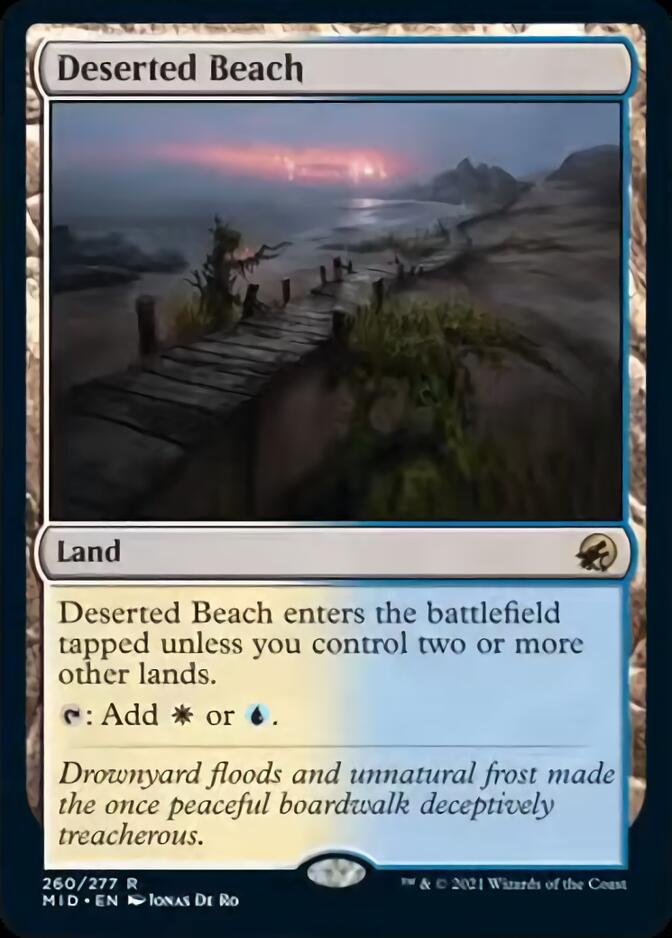 Deserted Beach [Innistrad: Midnight Hunt] | GnG Games