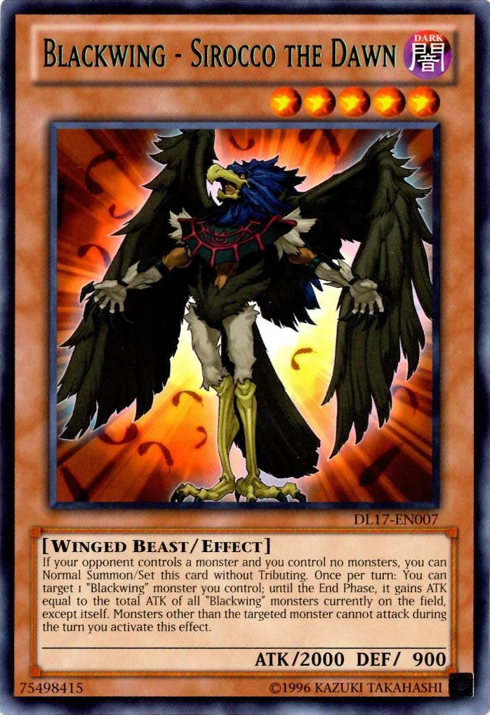 Blackwing - Sirocco the Dawn (Green) [DL17-EN007] Rare | GnG Games