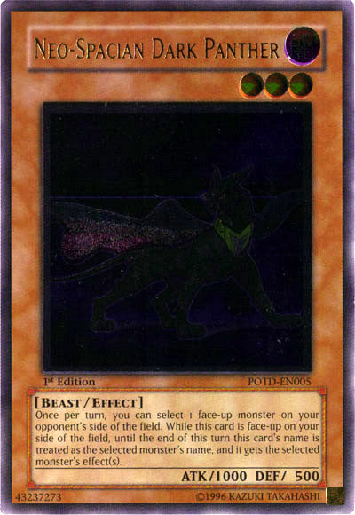 Neo-Spacian Dark Panther (UTR) [POTD-EN005] Ultimate Rare | GnG Games