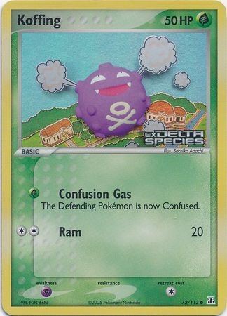 Koffing (72/113) (Stamped) [EX: Delta Species] | GnG Games