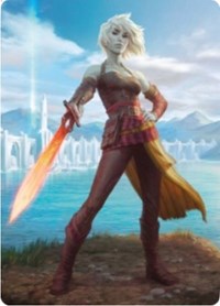 Nahiri, Heir of the Ancients 1 Art Card [Zendikar Rising Art Series] | GnG Games