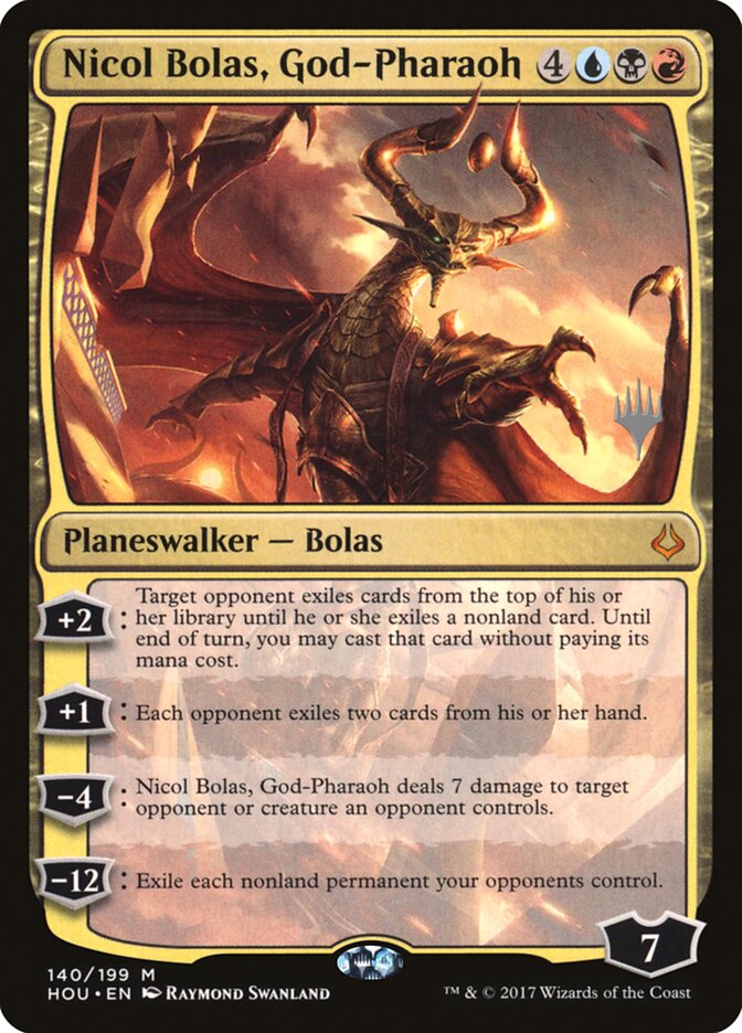 Nicol Bolas, God-Pharaoh (Promo Pack) [Hour of Devastation Promos] | GnG Games