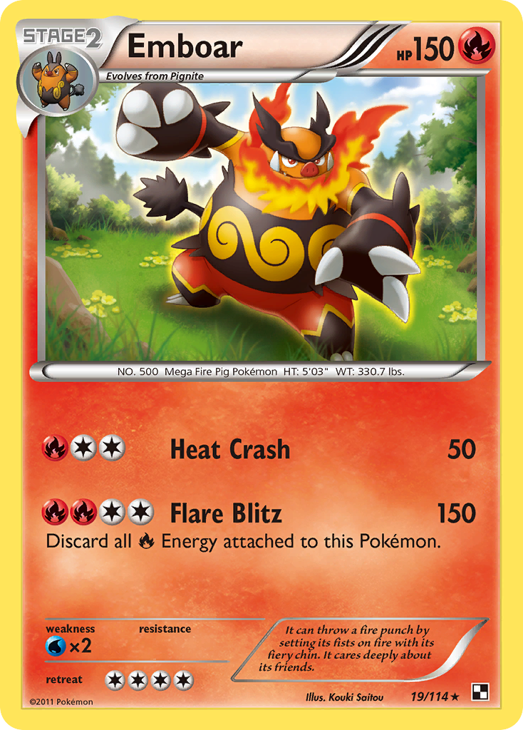 Emboar (19/114) [Black & White: Base Set] | GnG Games